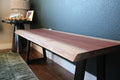 The Alpine Live Edge Walnut Bench