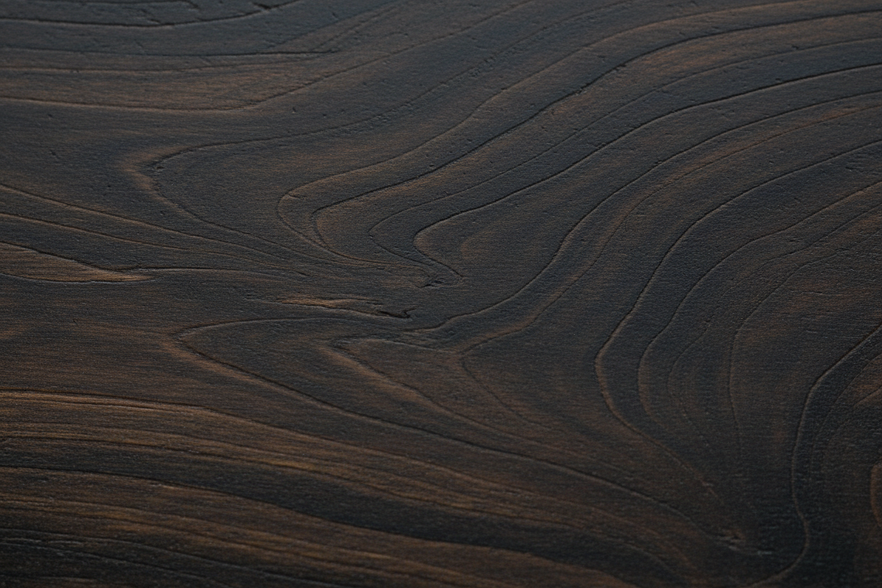 Close up image of wood grain - dark wood
