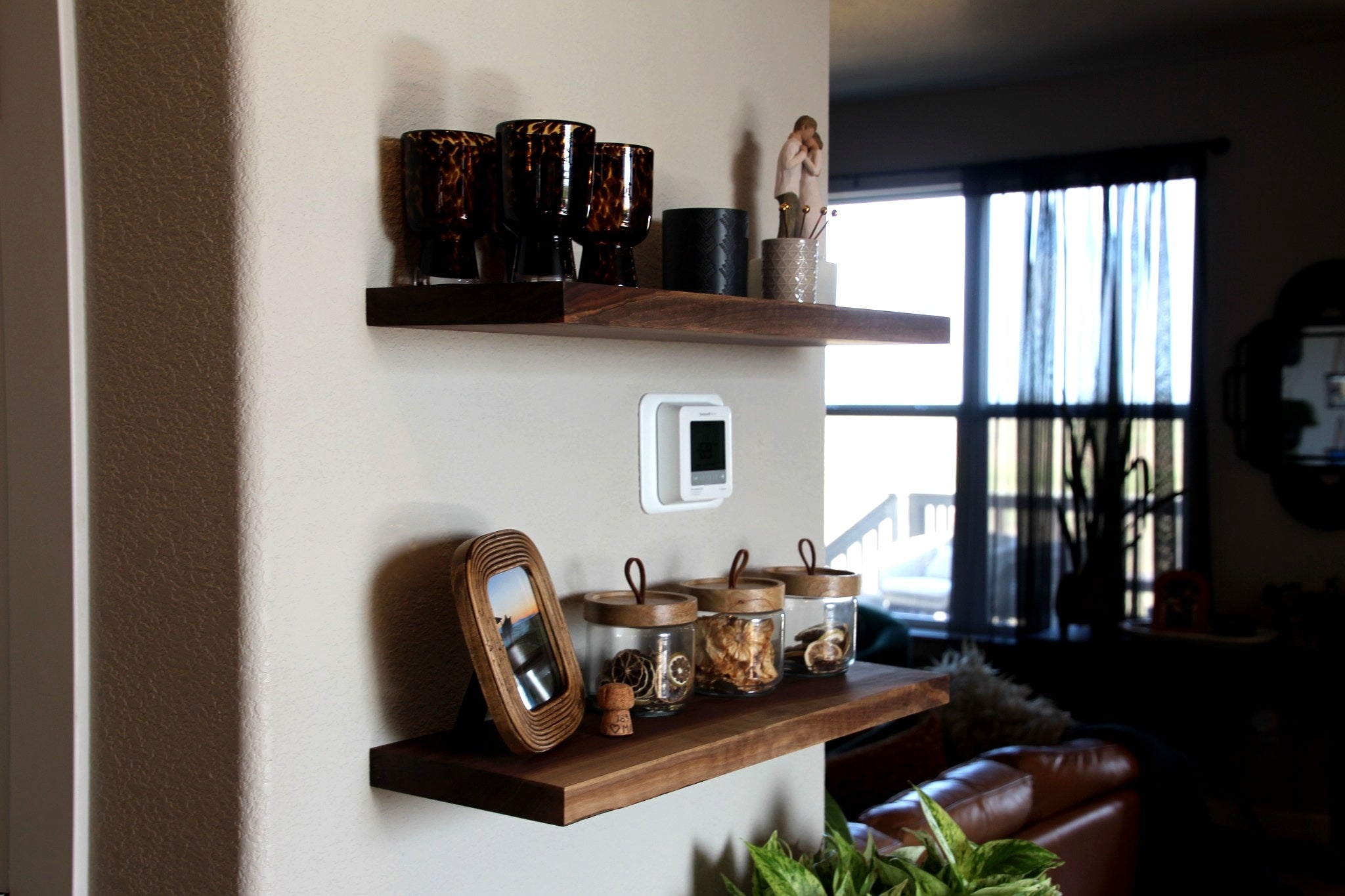 Solid Wood Floating Shelves