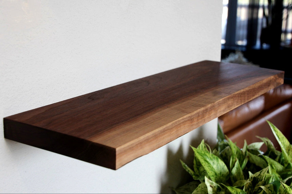 Solid Wood Floating Shelves